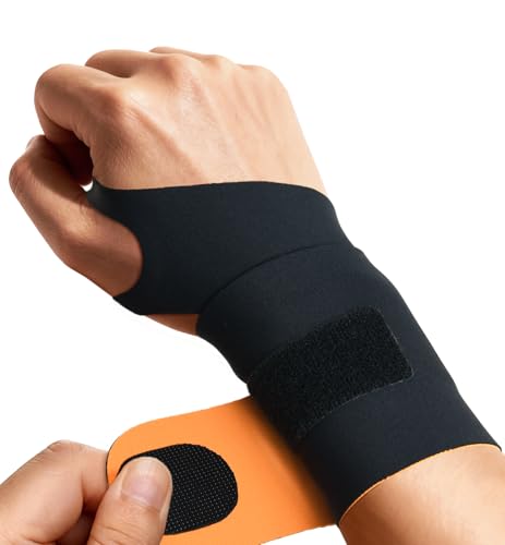 HiRui Ultra-Thin Elastic Wrist Brace Pack of 2 - Support & Pain Relief