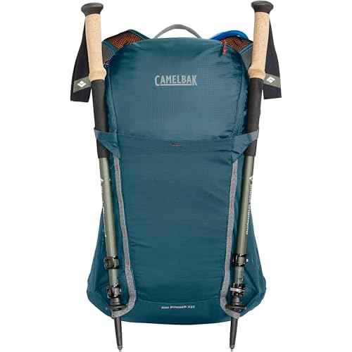 CamelBak Rim Runner X22 Hiking Hydration Backpack with 1.5L Crux Reservoir, Blue Granite