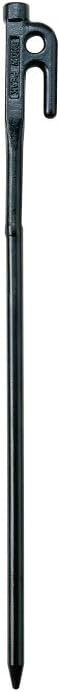 Snow Peak’s Solid Stake #20, R-102, Forged Steel, for Camping Tents, Made in Japan, Lifetime Product Guarantee