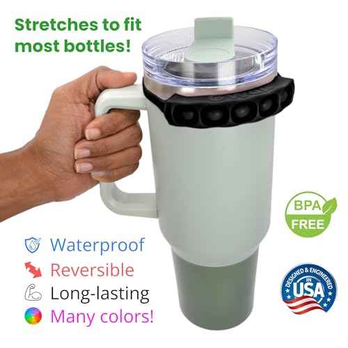 Water Bottle Hydration Tracker - Daily Water Reminder & Goal Setter - Reusable Silicone Band for Fitness, Weight Loss & Hydration Tracking