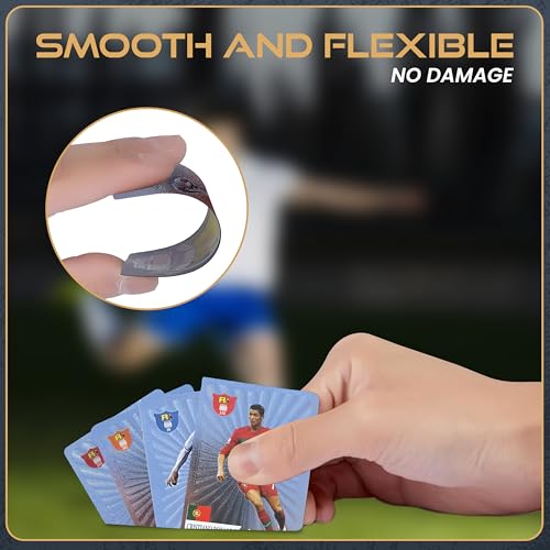 White Soccer Cards Pack - 55 Cards Per Set for Fans & Collectors