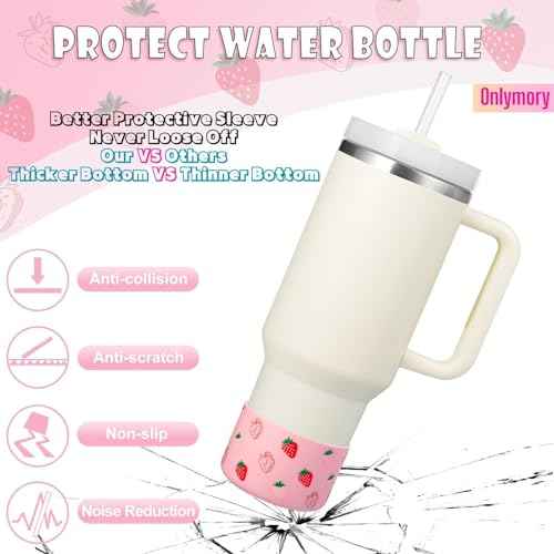 Silicone Boots for Stanley Cup 40 30 20 OZ, Boot for Stanley IceFlow Tumbler, Protective Bottom Covers Sleeve Protector for Hydroflask 12-24 oz Sports Bottle Stanley Cup Cover Accessories