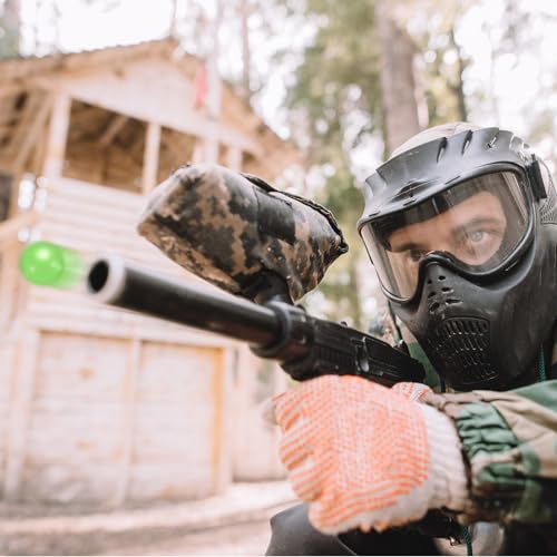 Civaner 150 x 68 Caliber Projectiles for Self Defense and Practice Reusable 68 Breaker Paintballs Solid Plastic Nylon Projectiles