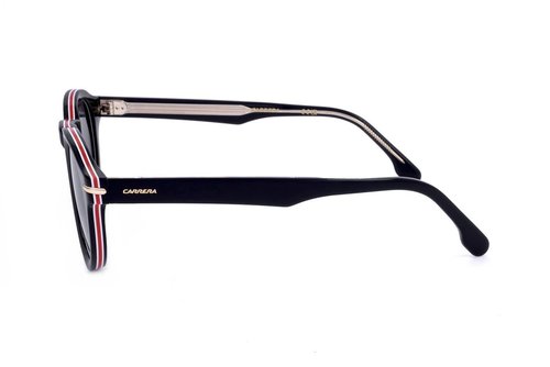 Carrera 306/S Black White/Grey Shaded 48/24/150 unisex Sunglasses