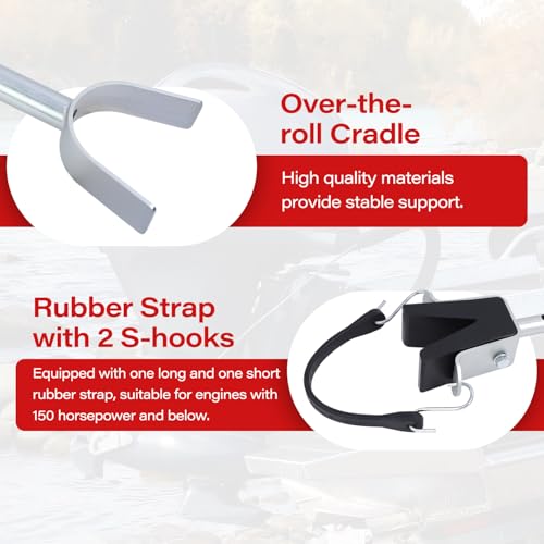 Adjustable Boat Transom Saver 23-35 Inches for Outboard Motors