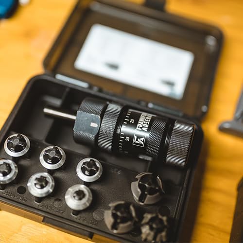 Frankford Arsenal Case Trim & Prep Center with Expansion Kit - Reloading Tool for Crimp Removal, Chamfering & Deburring