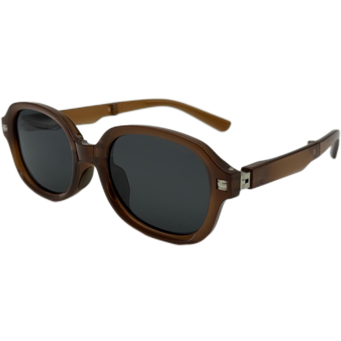 Folded sunglasses with UV protection for both men and women, suitable for fishing, beach, driving(White)