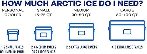 Arctic Ice Alaskan Series Reusable Ice Pack - Long-Lasting, Freezes at 32°F for Food & Drinks