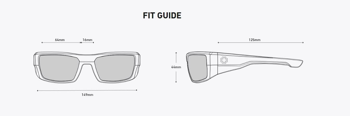Spy Dirk Sunglasses - Spy Optic Steady Series Sports Wear Eyewear - Matte Black/Grey / One Size Fits All