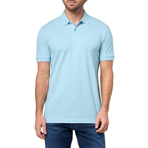 BOSS Mens Pio Sporty Tonal Collar Polo