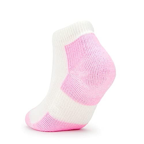 Thorlos Women's Dwmxw Walking Socks - Medium Pink with Padded Heel & Forefoot