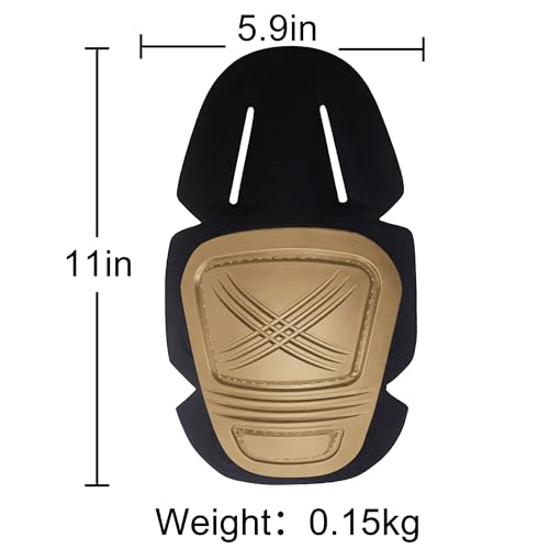 Tactical Knee Pads for Combat and Outdoor Activities - Khaki