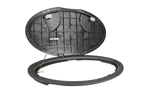 20-Inch Waterproof Kayak Hatch Deck Plate Kit with Storage Bag
