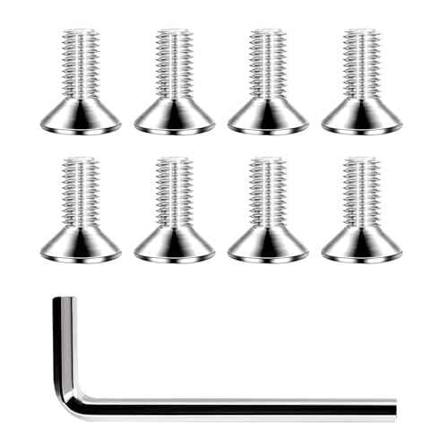 Replacement Screws for Clipless Cleats ? Compatible with Delta & SPD Styles (Clips Not Included, Silver)