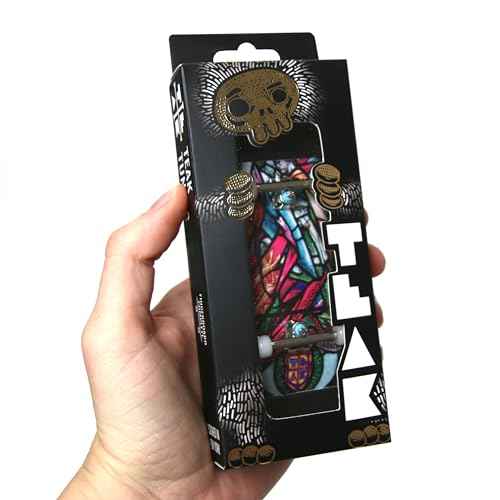 Teak Tuning Heat Transfer Graphic 34mm Fingerboard Complete - Wallace Stained Glass Edition