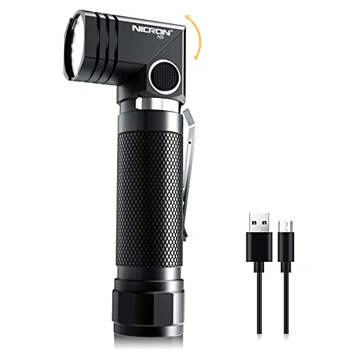 Rechargeable LED Flashlight 1000 Lumens, Magnetic, Waterproof 6 Modes