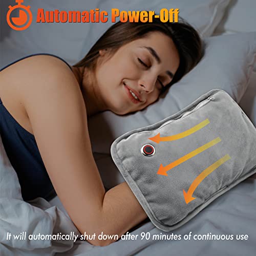 Rechargeable Hand Warmers with 10000mAh Battery Double-Sided Heating Gloves for Camping & Outdoor Winter Sports