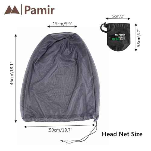 4pack Mosquito Head Net Mesh, Bug Net for Head, Hats with Netting for Men Women,Insect Shield Face Mask Cover for Camping, Hiking, Fishing, Gardening