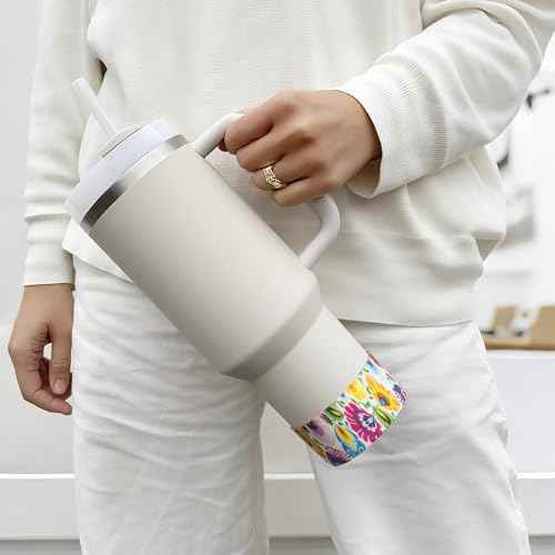Silicone Boot for Stanley 40 oz Tumbler-Protective Silicone Sleeve Fit for Hydroflask Water Bottle 12 oz -24 oz, Anti-Slip Bottom Sleeve-BPA Free