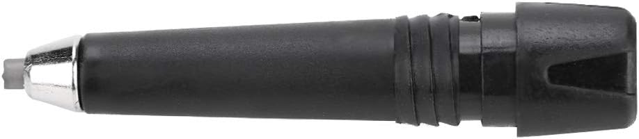 Alomejor 4-Pack Tungsten Carbide Trekking Pole Tips Replacement for Hiking Walking Sticks - Black Tips for Camping Outdoor Adventures