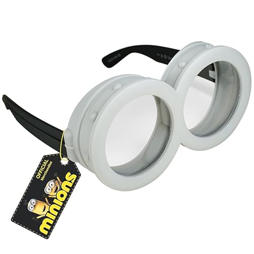 Sun-Staches Official Minions Goggles | Minions Costume Glasses | One Size Fits Most