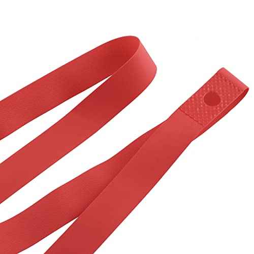 Bike Rim Strips 26" x 20mm 2PCS 26" x 20mm Resistant Durable Elastic Nylon Red Bicycle Rim Tape Bike Wheel Liner for Road Bike MTB Mountain Bike Tube Protector Wheel Liner, Bike Rim Tape