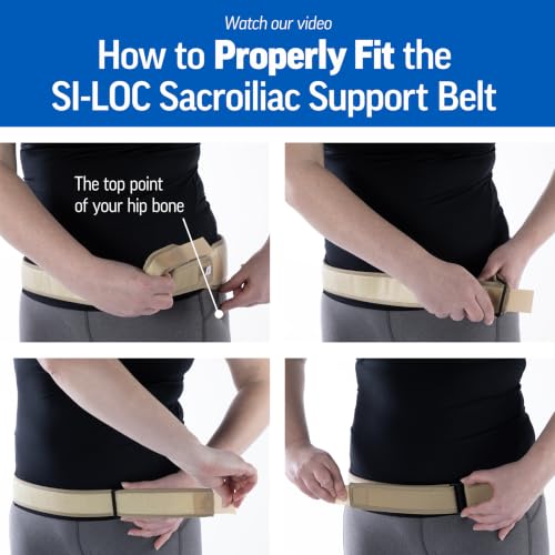 SI Joint Support Belt for Women and Men Small/Medium - Sacroiliac Hip Brace