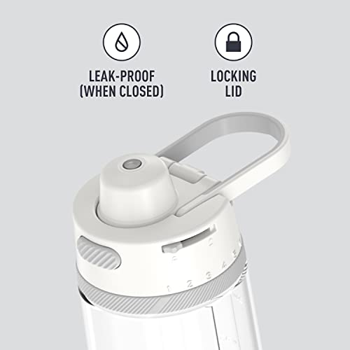 24 Ounce Hydration Bottle with Leak-Proof Spout - Sleet White - Thermos Alta Series