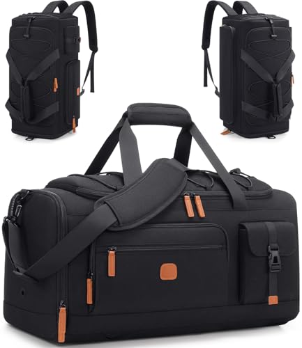 Gym Bag for Men & Women with Shoe & Laptop Compartments - Waterproof Sport Duffle