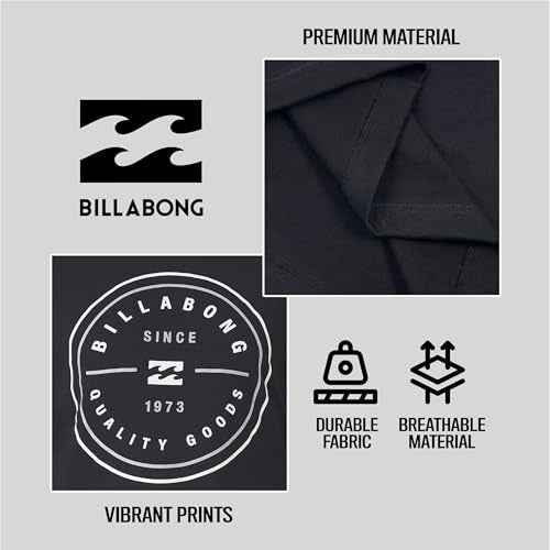 Billabong Big and Tall Long Sleeve T Shirts for Men - Cotton Graphic Tee Shirts