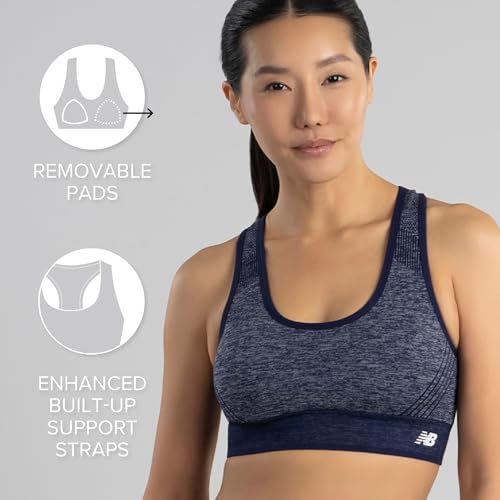 Women’s Seamless Sports Bra - X-Large Grey Workout Activewear
