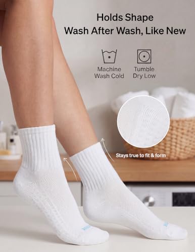 Women's Air Cushion Sport Crew Socks 3 Pack - Mini Crew Assorted