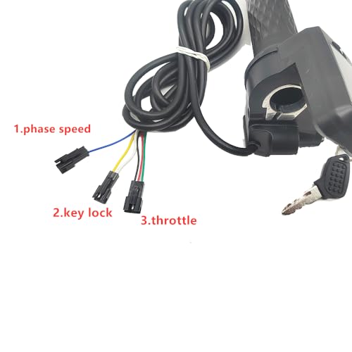 Electric Scooter Throttle Controller with Speed & Mileage Display 36V-72V Universal