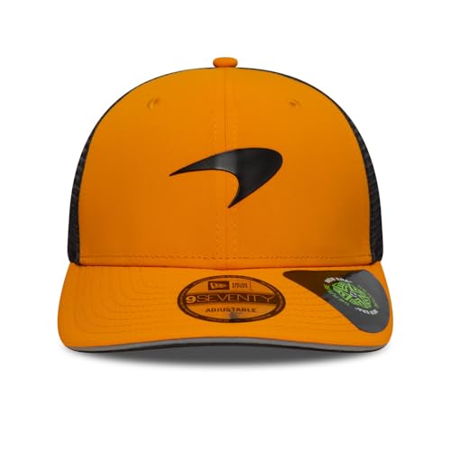 Unisex Adjustable F1 Racing Cap - McLaren Team 9Seventy Snapback, Orange