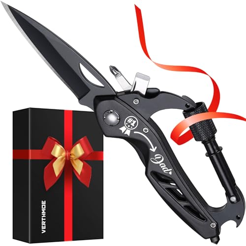 Multitool for Dad with Engraving #1 Dad - Outdoor Camping & EDC Gift