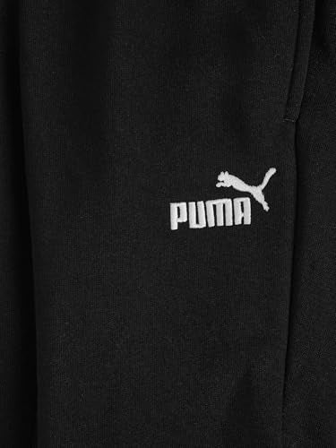 Girls' Fleece Joggers with Logo - Large, Black