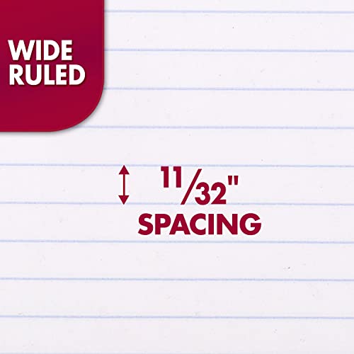 Mead Composition Notebooks Pack of 5 Wide Ruled Paper 100 Sheets Each