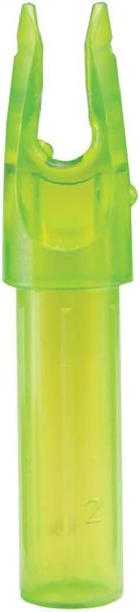 Carbon Express 50259 TCX Nock, Size .203 (Fits PileDrive Pass Thru Extreme 250 & 350), 12-Pack, Clear Green