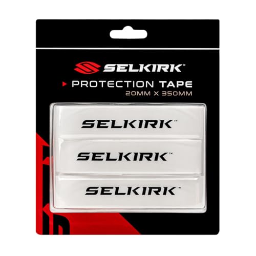 Pickleball Edge Guard Tape 20mm x 350mm White - Paddle Protection Accessory