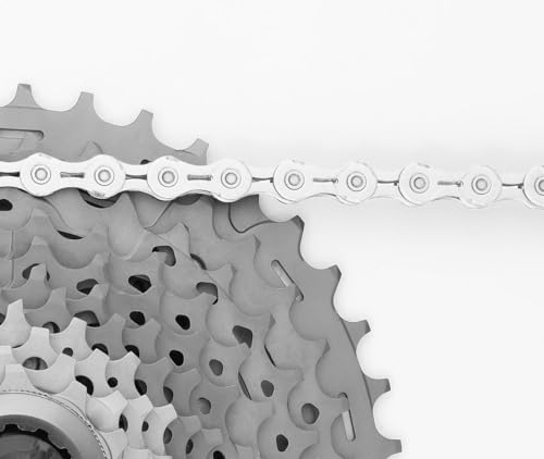 KMC Unisex Bike Chain X11EL Black, 118 Links - Adult Cycling Gear