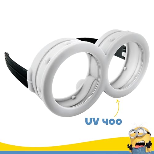 Sun-Staches Official Minions Goggles | Minions Costume Glasses | One Size Fits Most