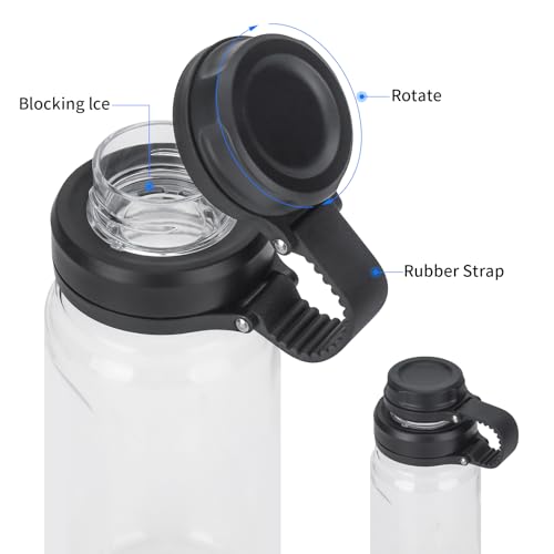 Chug Lid for Wide Mouth Water Bottles, Replacement Cap for Hydro Flask Wide Mouth Water Bottle 12 oz 16 oz 18 oz 32 oz 40 oz 64 oz AND YETI Yonder 20 oz 25 oz 34 oz 50 oz