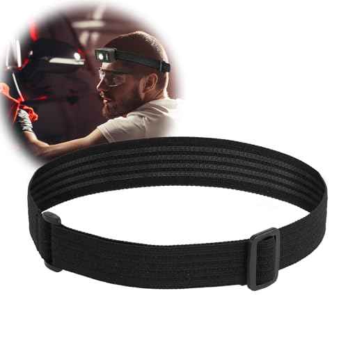 Elastic Headlamp Strap Replacement Headband,4 Layers of Non-Slip Silicone Strips,for Most Black Diamond Petzl Energizer Pelican Fenix Headlamps 1¡±Width Comfortable Band (Classic, 1)