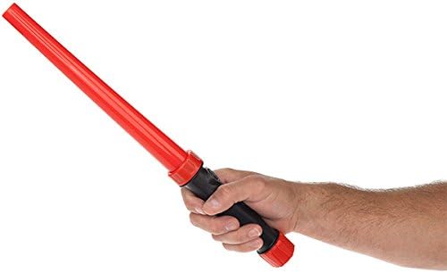 Nightstick NSP-1634 Traffic Wand-Yellow Lens/Black Handle-3 AAA Batteries, Multicolor