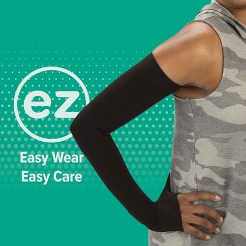 Juzo Soft 2000 15-20mmhg Max Armsleeve with Silicone Top Band for Women, 2 (II) Max, Beige