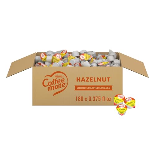 Hazelnut Coffee Creamer Singles Liquid Non-Dairy 0.43oz Pack of 180