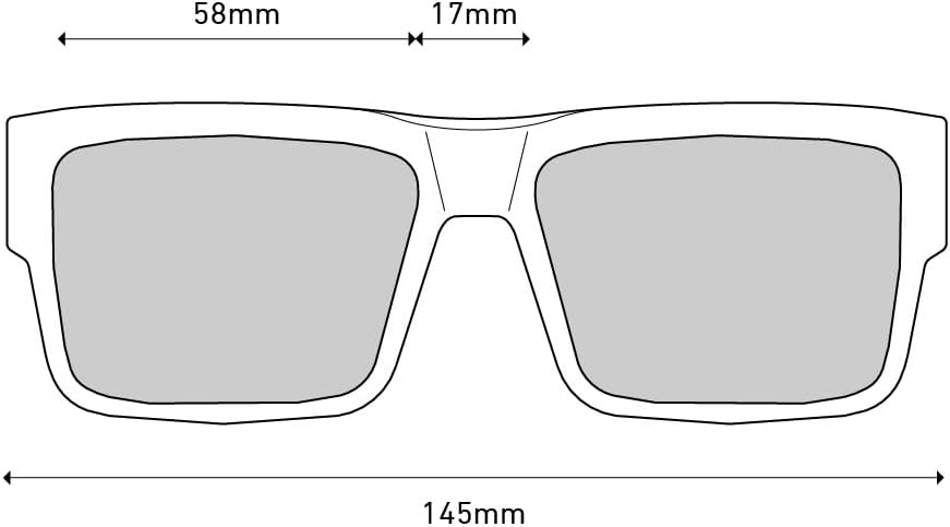 SPY Optic Cyrus, Square Sunglasses, Color and Contrast Enhancing Lenses