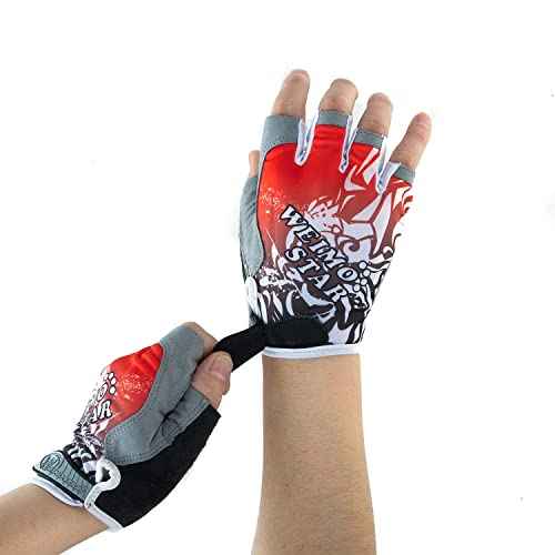 JPOJPO Cycling Gloves for Men Women Full Finger Bike Gloves, 3D Gel Pad Comfortable