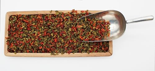 Crushed Red & Green Bell Peppers Bulk Spice Seasoning - 8oz Bag