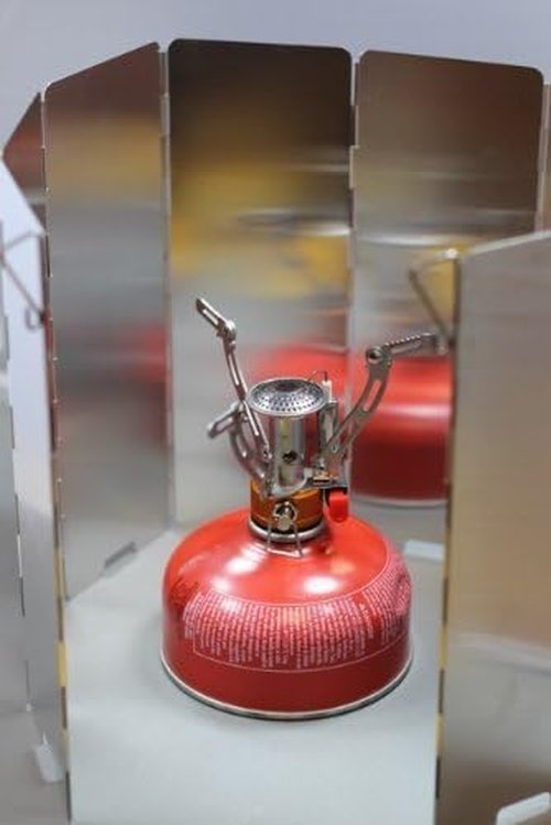HIGHROCK Tall Compact Folding Camp Stove Windscreen